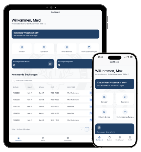 StandFrei ist die modernste App um das vereinsinterne Schießtraining zu organisieren.